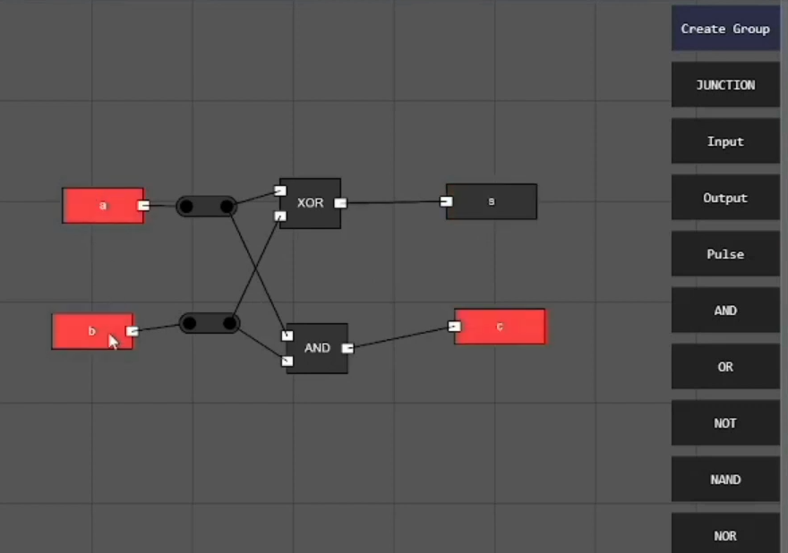 Digital Circuit Simulator screenshot 1